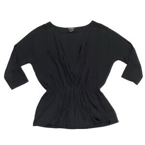 Club Monaco Dolman Sleeve Peplum Top Size Small